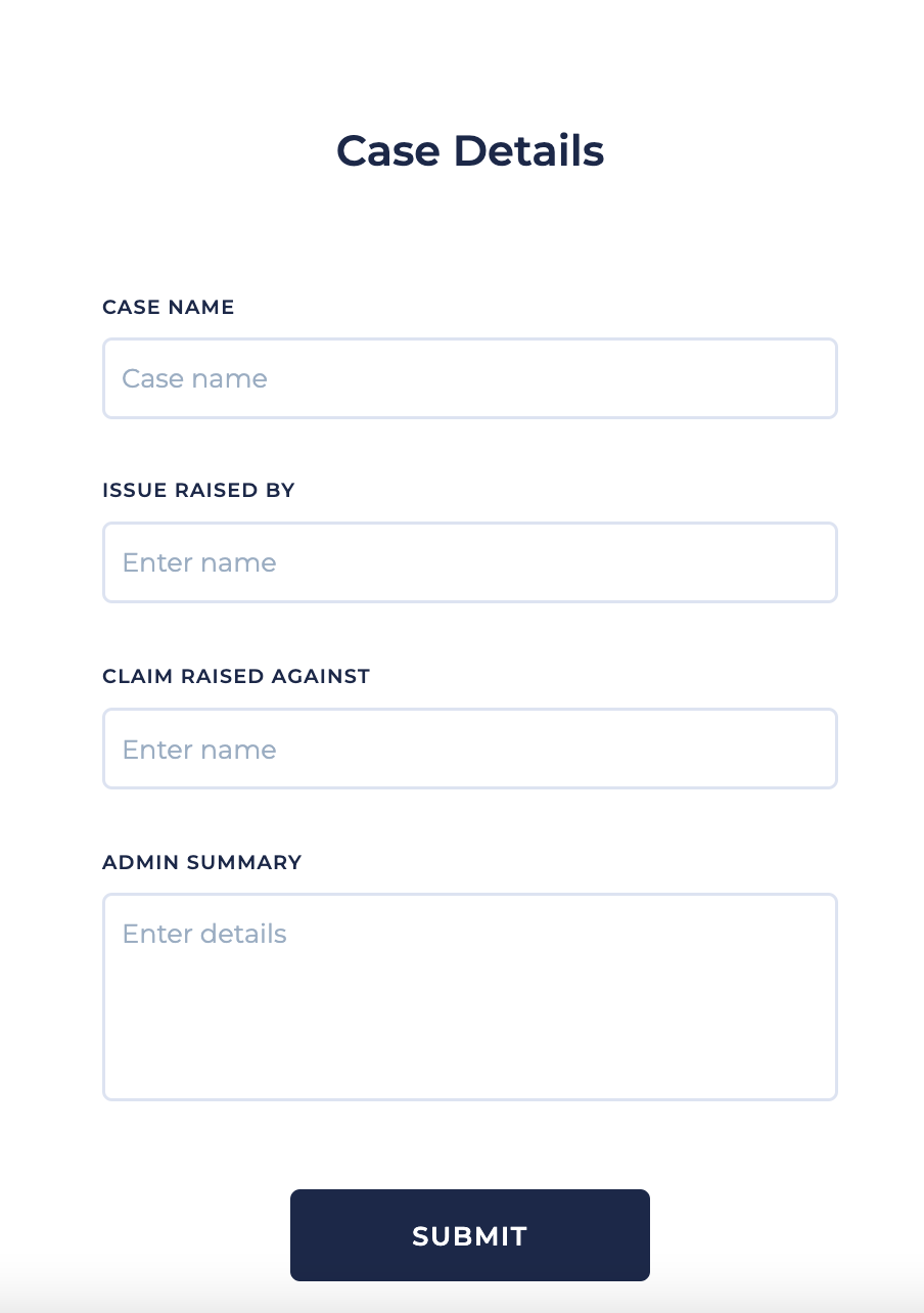 Can i change the name of an employee submitted case allvoices